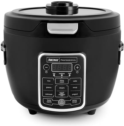 Aroma ARC-1230B 10 Cup Rice Cooker, Black