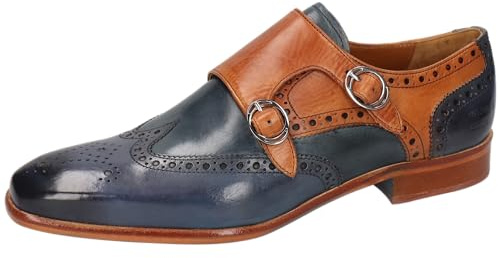 Melvin & Hamilton Men's Bond 5 Monk-Strap Loafer, Multicoloured, 10.5 UK