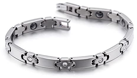 Stfery Armband Kinder Jungen, Magnetarmband Bracelet Silber Geburtstagsgeschenk