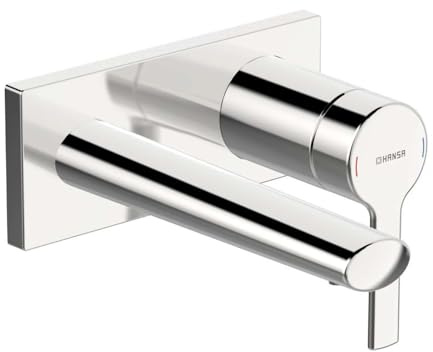 Hansa Fertigmontageset HANSARONDA UP-Waschtisch-Einhebelmischer, Wd-mont., Ausl. 186mm, chrom