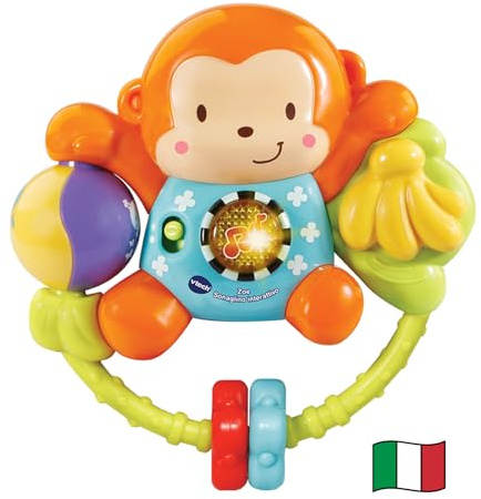 Hasbro V-Tech - Zoe Die interaktive Rassel, mehrfarbig, 80-508307-007