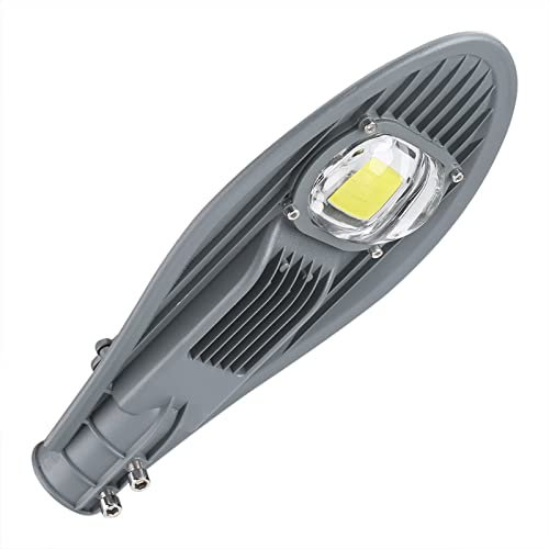Pwshymi Lampione Stradale a LED Ad Alta luminosità, IP65 Impermeabile, Lunga Durata della Lampadina, Adatto per Illuminazione di Cortili, Strade (Bianco