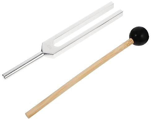 TOYANDONA 1satz Stimmgabel Set Mit Hammer Und Reinigungstuch Instrument Für Therapie Musik Und Entspannung