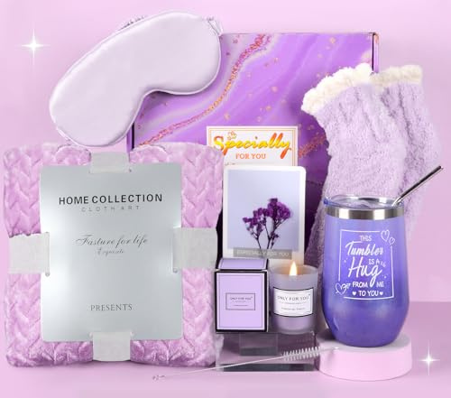 Geschenke für Frauen Freundin Geburtstag, Geburtstagsgeschenke für Frauen Beste Freundin, Valentinstag Geschenk für Sie, Kuscheldecke Geschenkset Frauen für Valentinstag Muttertag Weihnachten