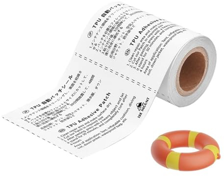 Transparent Screen Repair Tape – 7.5 x 375 cm Waterproof Tent Tape Repair, Canvas Repair Tape Kit, Tent Patch Kit, Waterproof Tent Tape Repair for Tarpaulin,