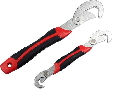 MEMEM Chiave regolabile - 2 pezzi 9-32 mm Chiave universale a mano Set for bullone tubo Dado a scatto Chiave multifunzione professionale for cambio