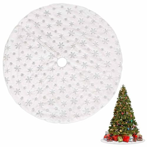 Tapis de Sapin de Noel,Cache Pied de Sapin 78cm,Couvre Pied Sapin de Noel pour Décorations de Fête de Vacances Jupe d'arbre de Noël