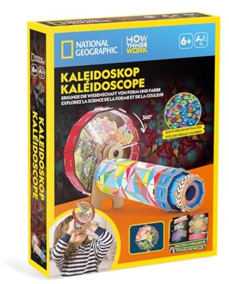 Cubic Fun-CubicFun 661090-Kit di Costruzione, Grande caleidoscopio, Set Fai da Te, Effetto Luce e Colori, per Bambini dai 6 Anni in su, DS1090h