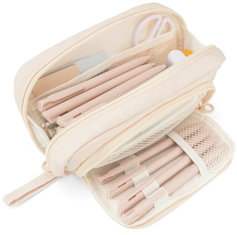COLOCASTLE Federmäppchen Mäppchen Mädchen Große Kapazität Federtasche 3 Fächer Etui Schule Federmappe Jungen Mäppchen Teenager Erwachsene für Schule & Büro