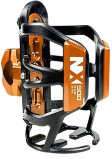 Soporte Bebida Moto Portavasos，Portabotellas para CB500X / NX500 NX400 Portabotellas para Motocicleta, Portavasos, Accesorios(Orange-NX500)