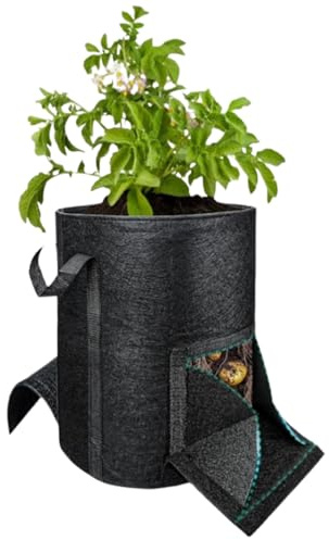 Sac de culture de pommes de terre pour le jardin - Sac de plantation non tissé pour carottes - Planteur respirant pour | Pour jardiniers et cultivateurs débutants, balcon, terrasse, jardin, cour