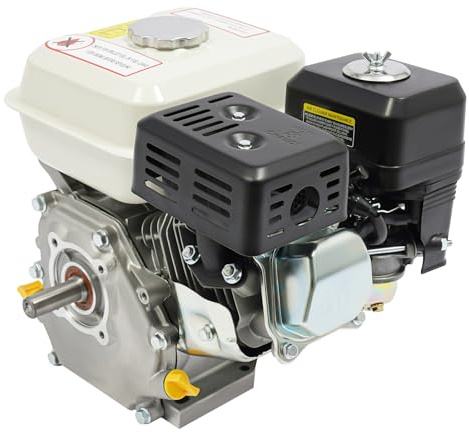 MIUKYUI Moteur à essence à quatre temps 212 cc 7,5 CV 4 temps OHV refroidi par air 20 mm 3600 tr/min pour pompe à eau, tondeuse à gazon pour machines de construction, agriculture, moteur industriel