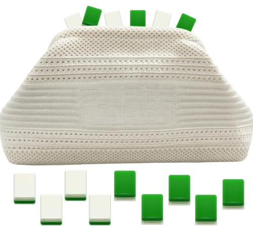 Bolsa Para Fichas De Mahjong Tote Tejido Estampado Estético Portadados | Bolsa Magnética Mahjong Portafichas para Hogar, , Juego, Vacaciones, Viaje, Playa