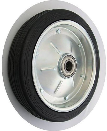 ZAB-S Rad (Code:400LL/35) mit Vollgummireifen Ø 400mm Gummiräder Gummirad Industrierad (400LL/35/Ø400/BR35)
