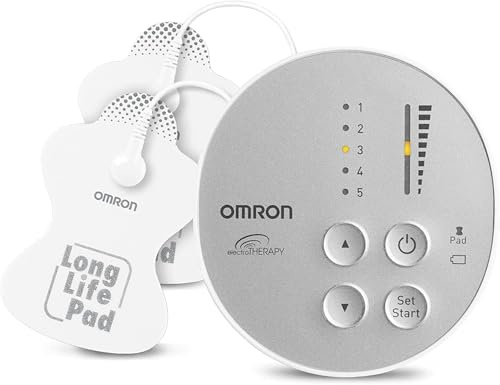 OMRON Pocket Pain Pro TENS Unit Muscle Stimulator for Drug-Free Pain Relief - Portable Electric Massager for Muscles and Joints - Includes 2 Reusable TENS Unit Pads