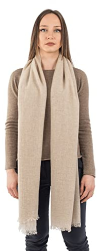 Dalle Piane Cashmere – Pashmina tillverkad av 100 % kashmir – tillverkad i Italien – för kvinnor, en storlek