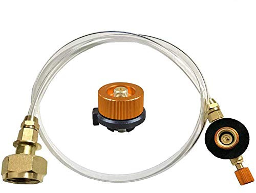 housesweet Adaptateur de Propane Tuyau de Rechange pour convertisseur,connecte au Camping en Plein air Cuisinière à gaz Adaptateur de Bouteille de Propane