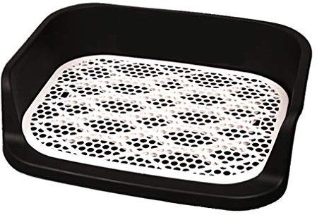 ADASP Hundetoiletten Bad Hund Toilette Large Size Training Mesh Pad Halter mit Zaun Hund Urinal Töpfchen 2-Schicht-System leicht zu reinigen