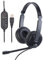 Callstel Kopfhörer mit Mikrofon: USB-On-Ear-Stereo-Headset, Schwanenhals-Mikrofon, Kabel-Fernbedienung (Headset für PC, Kopfhörer USB, Fernbedienungen)