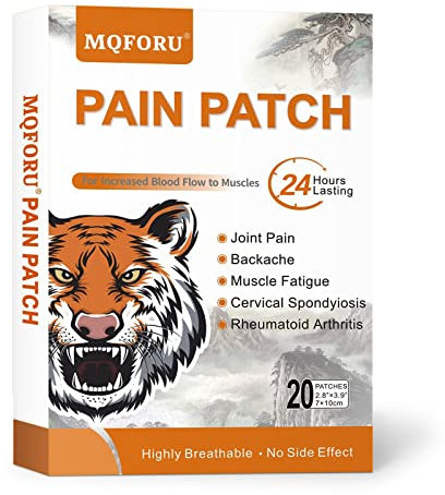 Patch Anti Douleur 20 Pcs, Patch Chauffant, Patch Chauffant Dos Pour Douleurs au Cou, Epaules, Articulations