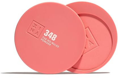 3INA MAKEUP - The No-Rules Powder 348 - Rosa claro - Polvo Compacto 3 en 1 Rosa claro Ojos Labios y Mejillas con Ácido Hialurónico y Ceramidas - Polvos Fórmula Ligera - Vegan - Cruelty Free