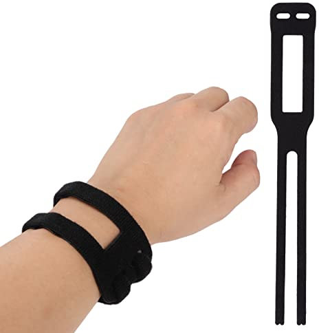 Yosoo Health Gear Muñequera Ajustable para Desgarros TFCC, Muñequera Transpirable para Túnel Carpiano para Mano Izquierda y Derecha, Lesiones TFCC, Tensión de (Negro)