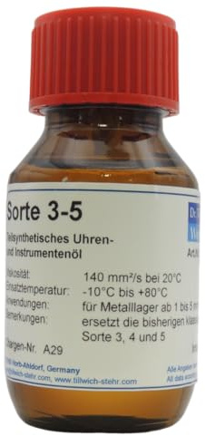 Etsyntha Halvsyntetisk klockolja och precisionsmekanisk olja för kugghjul, lager, klockfjädrar, utmärkt smörjförmåga för väckarklockor, pendlar (50 ml)
