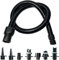 Sup Pumpe Adapter Kit, Aufblasbares Boot Sup Pumpe Luftschlauch mit 7 Luftventil Düsen Elektrische Sup Luftpumpe Zubehör Ersatzteile für Aufblasbares Stand Up Paddle Board Schlauchboote Zelt Pool