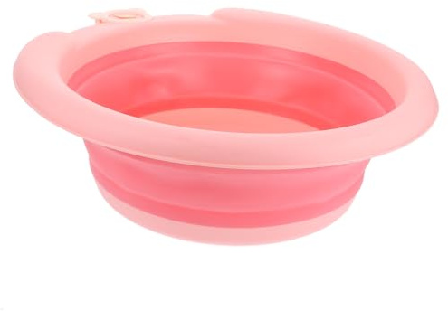 MAGICLULU Faltbares Waschbecken für Bad Faltbares Fußbadewanne Waschbehälter für Camping Reisen und Outdoor-aktivitäten Gesichtsbadewanne Waschbecken in Comicform Leicht zu Zufälliger Stil