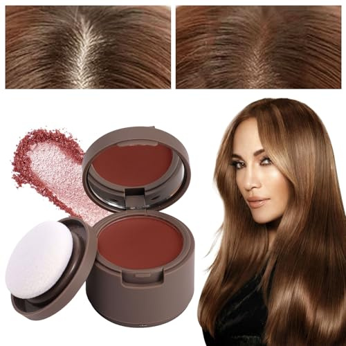Mayoii Root Touch Up Powder for Women, Instantly Conceals Hairline, Thinning Hair, Receding Hairline, Natural, Auburn, 4.5g
