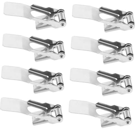IWOWHERO 8stücke Einbauleuchten-clips Für Rohrleuchten Deckenpaneele Strahler Flurleuchten Lichtsicherungsklammern Haltefederclips Downlight-federclips