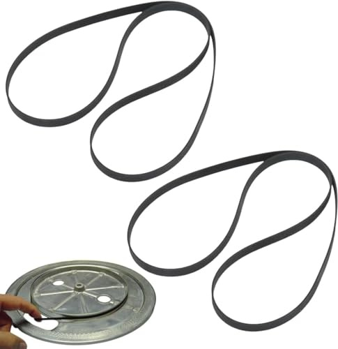 2 Stück Belt Antriebsriemen, Plattenspieler Gummiband und Phonograph Ersatzgürtel, Riemen für Plattenspieler und Recorder, 270 mm Plattenspieler-Gürtel