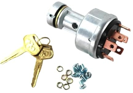 ATUMY Démarrage Commutateur Interrupteur d'allumage et de démarrage pour Pelle Komatsu D20A-5 D20A-6 D20A-7 D20S-5, pièces Professionnelles avec Ignition Starter pour Voiture，