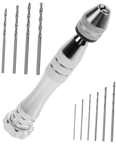 DOITOOL Mini Perceuse à Main Perceuse Manuelle De Précision Outil Rotatif Pour Travaux Manuels Pour Percer Petits Outil De Bricolage Pratique