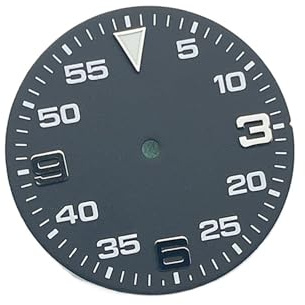 ATOMUSERLY Esfera de Reloj 28,5mm/31mm for NH35 NH35A 4R35, Pulsera con Esfera mecánica for Hombre y Mujer, Pieza BGW9 Luminosa, 1 ud