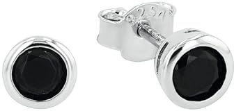 Amor Ohrstecker 925 Sterling Silber Damen Ohrschmuck, mit Zirkonia synth., Kommt in Schmuck Geschenk Box.