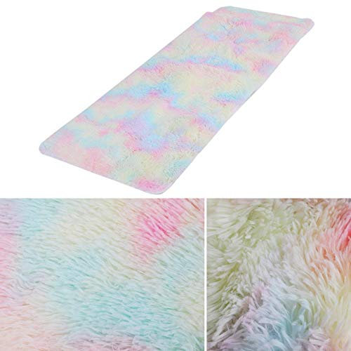 SDFCZ Neue Farbverlauf Plüsch weicher Teppich verdickter Teppich Teppich Wasser absorbieren rutschfeste Bodenmatte für Schlafzimmer Wohnzimmer Home Decor