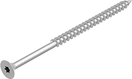 Vite SECCARO per truciolare 6 x 110 mm, acciaio zincato, vite per legno con filettatura parziale, TX / esalobata, 50 pezzi