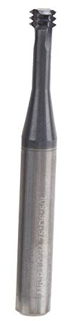 Fresa a Candela Fresa per fresatrice fresatrice Filettatura Metrica in Acciaio Al Tungsteno a 3 Denti 60 ° M6.0x1.0xd6x50 Utilizzabile per Alluminio Rame Acciaio Inossidabile Acciaio Legato