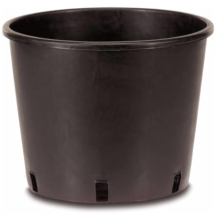 N.G. NICCOLAI - NICCO SHOP - X10PZ VASI PROFESSIONALI VIVAIO ALTI - MADE IN ITALY - VARIE MISURE - COLORE NERO IN PLASTICA RICICLATA (20X20-5 LITRI)