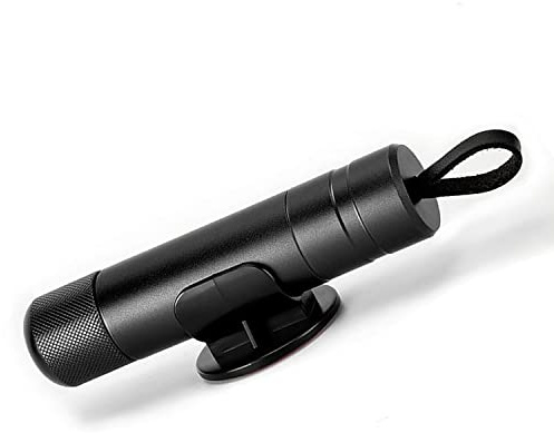ACEBON Marteau Brise-Vitre Auto 2-en-1 avec Coupe-Ceinture | Outil de sécurité auto noir avec support, mécanisme à ressort, coupe-ceinture protégé et format compact