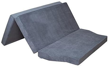 Premium Sleeping Pad Visco Mattress SpaceTourer, Traveller, Proace Verso, Zafira Live Bus Camping Guest Bed Folding Mattress Topper Bed 190 x 140 x 10 cm