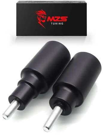 MZS Motorcycle Frame Sliders, No Cut Falling Crash Protector Guards Kits Black Compatible with YZF R1 2015-2025 / YZF R1M 2015-2025 / MT10 FZ10 2017-2024 / MT10 SP 2022-2024