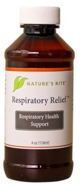 Nature's Rite Colloidal Silver - Respiratory Relief with Silver Colloid and Peppermint Oil - Support for Breathing Comfort - 4oz (New) - 1 Count