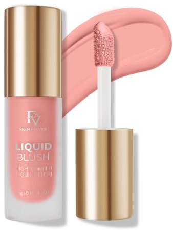 FV Blush Liquido Altamente Pigmentato, Fard Make Up con Finitura Naturale, Lunga Durata, Idratante e Leggero, Dewy Texture, Fard Liquido Idratante per Il Viso (Believe, 5g)