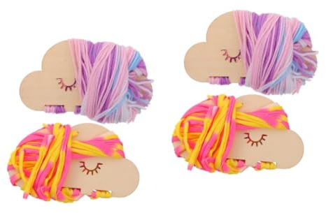 Cabilock 4pezzi Organizzatore Da Parete Per Fermagli e Fiocchi Per Forma Di Bianca Decorazione Chic Per Stanza Bambina