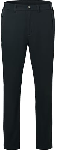 ABACUS Men 100% Waterproof Breathable Stretchable Bounce rain Trousers (US, Alpha, Large, Regular, Regular, Black)