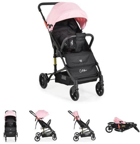 Moni Kinderwagen Buggy Colibri, faltbar, verstellbar, 5-Punkt-Gurt, ab 6 Monaten rosa