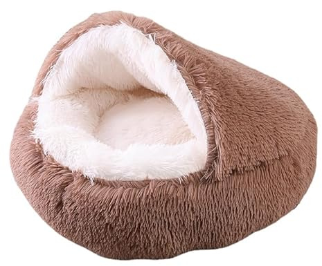dr pfoten kuschelhöhle das traumbett für ultimativen komfort (60cm,Braun)