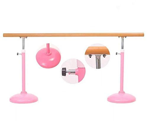 Tanzstange, Ballettstange, Ballettstange, Tanzen mit Hebestangen, rutschfeste Passform, Balance-Tanz oder aktive Workouts, gut ausbalanciert für Kinder und Erwachsene (Pink 2 m) (Pink 2 m) (Pink 2 m)
